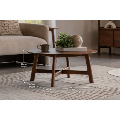 Gallery Direct Madrid Coffee Table in Walnut