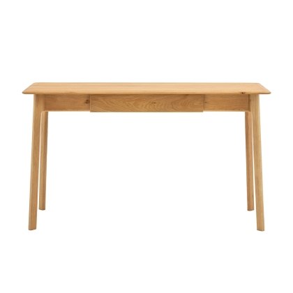 Gallery Direct Madrid 1 Drawer Desk in Oak