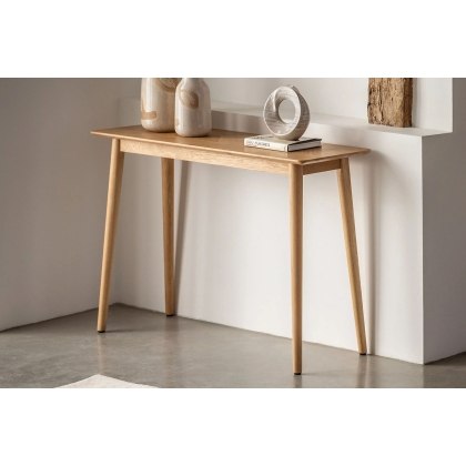Gallery Direct Milano Oak Console Table Gallery Direct Milano Oak Console Table