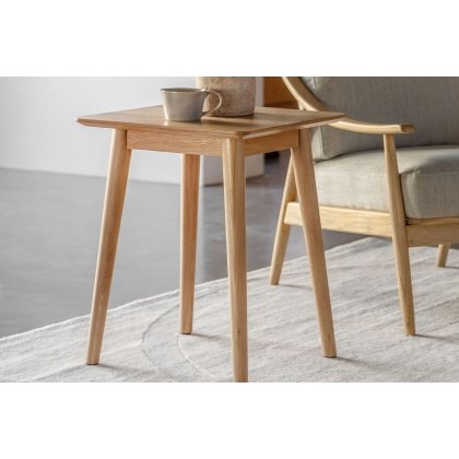 Gallery Direct Milano Oak Side Lamp Table Gallery Direct Milano Oak Side Lamp Table