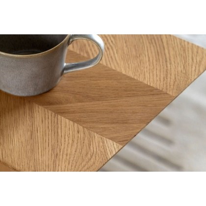 Gallery Direct Milano Oak Supper Table