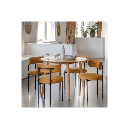 Gallery Direct Milano Oak Round Dining Table Gallery Direct Milano Oak Round Dining Table