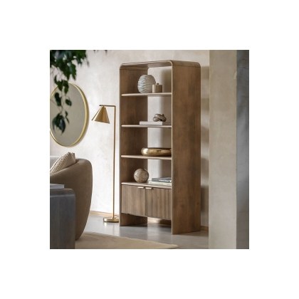 Gallery Direct Colonna Mango Wood Open Display Unit Gallery Direct Colonna Mango Wood Open Display Unit