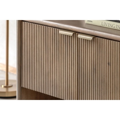 Gallery Direct Colonna Mango Wood Open Display Unit