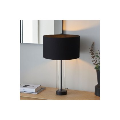 Gallery Direct Lessina Table Lamp Black