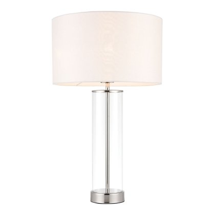 Gallery Direct Lessina Table Lamp Bright Nickel
