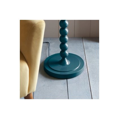 Gallery Direct Higgledy Floor Lamp Base Gloss Marlin Blue Paint