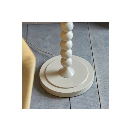 Gallery Direct Higgledy Floor Lamp Base Gloss Almond White Paint