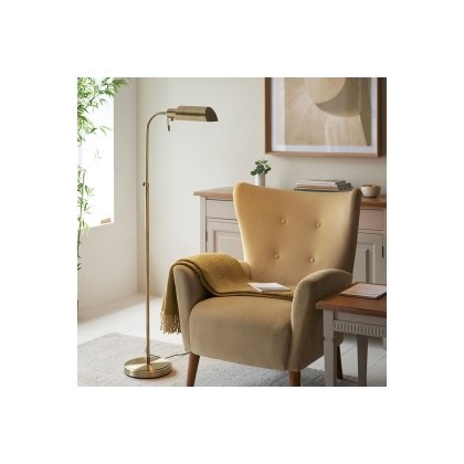 Gallery Direct Pharmacy 1 Floor Lamp Antique Brass