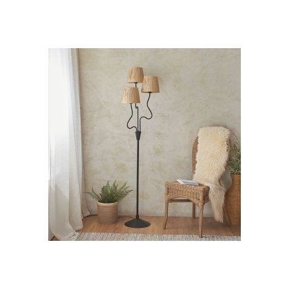 Gallery Direct Wriggle 3 Floor Lamp Matt Black