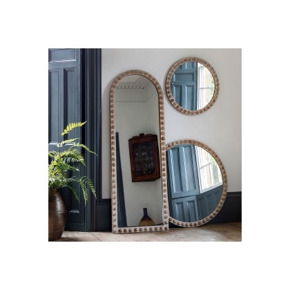 Gallery Direct Millbrook Round Mirror 650x25x650mm Gallery Direct Millbrook Round Mirror 650x25x650mm