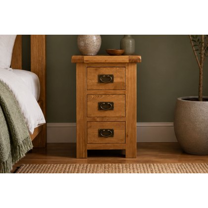Salisbury Waxed Premium Oak Bedside Table