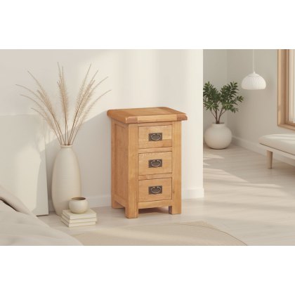 Salisbury Waxed Premium Oak Bedside Table