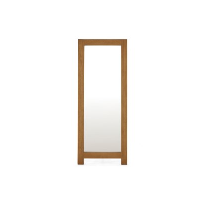 Salisbury Waxed Premium Oak Cheval Mirror