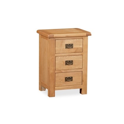 Salisbury Waxed Premium Oak Wide Bedside Table Salisbury Waxed Premium Oak Wide Bedside Table