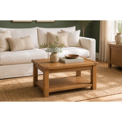 Salisbury Waxed Premium Oak Coffee Table