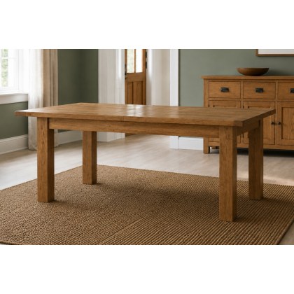 Salisbury Waxed Premium Oak Large Extending Dining Table Salisbury Waxed Premium Oak Large Extending Dining Table
