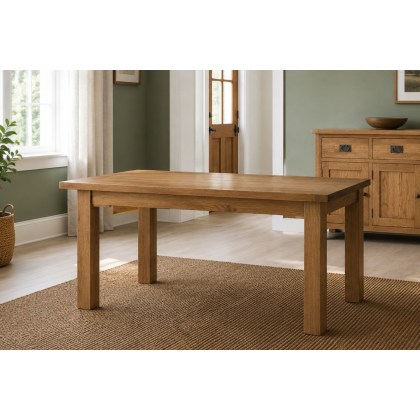 Salisbury Waxed Premium Oak Dining Table 1500Mm Salisbury Waxed Premium Oak Dining Table 1500Mm