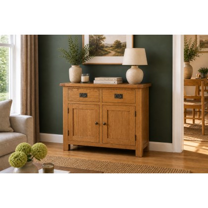 Salisbury Waxed Premium Oak Small Sideboard