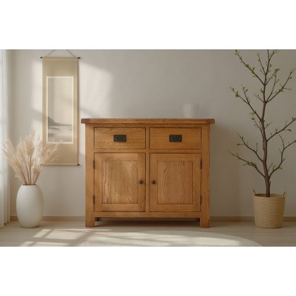 Salisbury Waxed Premium Oak Small Sideboard