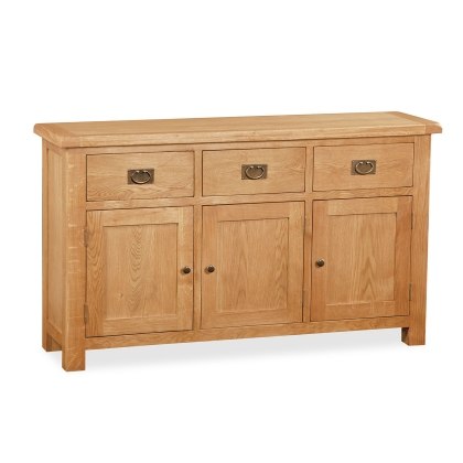 Salisbury Waxed Premium Oak Large Sideboard Salisbury Waxed Premium Oak Large Sideboard