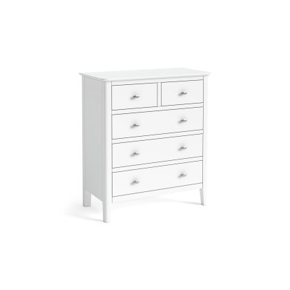 Hampstead Painted White 2 Over 3 Chest Of Drawers