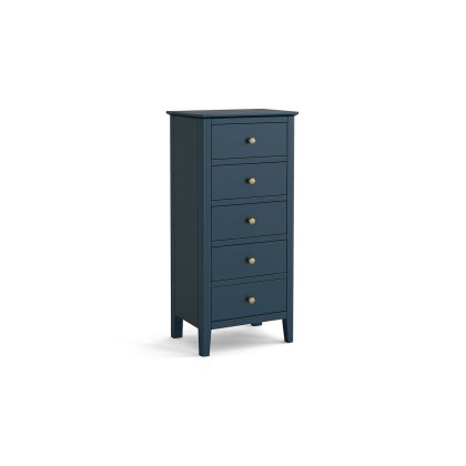 Harrogate Painted Blue Tallboy Chest Of Drawers Harrogate Painted Blue Tallboy Chest Of Drawers