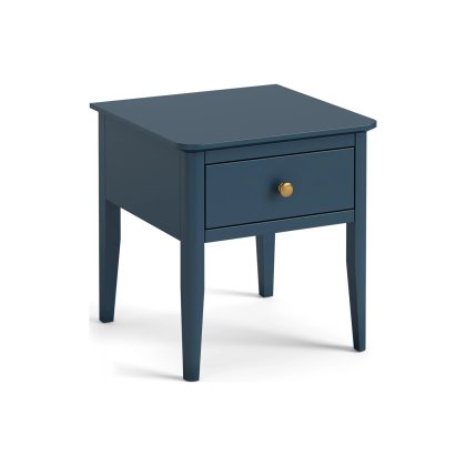 Harrogate Painted Blue Lamp Table Self Assembly