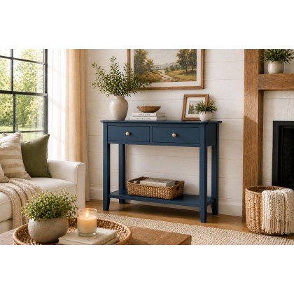 Harrogate Painted Blue Console Table