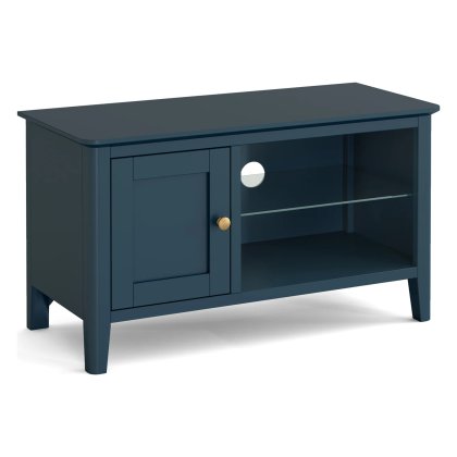 Harrogate Painted Blue Small Tv Unit
