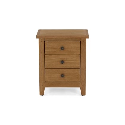 Burford Country Oak Bedside Table