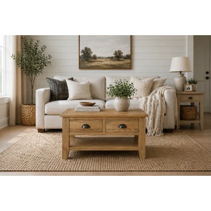 Burford Country Oak Small Coffee Table