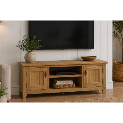 Burford Country Oak 150cm TV Unit