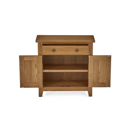 Burford Country Oak Hallway Cupboard