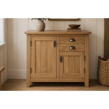 Burford Country Oak Small Sideboard