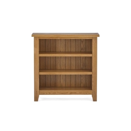 Burford Country Oak Low Bookcase