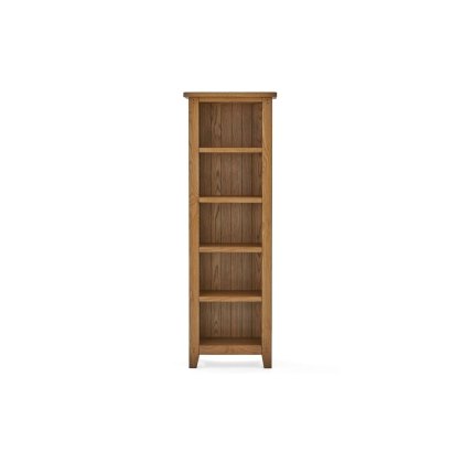Burford Country Oak Slim Bookcase
