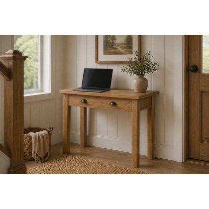 Burford Country Oak Laptop Desk