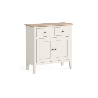 Marlow Oak Painted Coconut White Small Sideboard