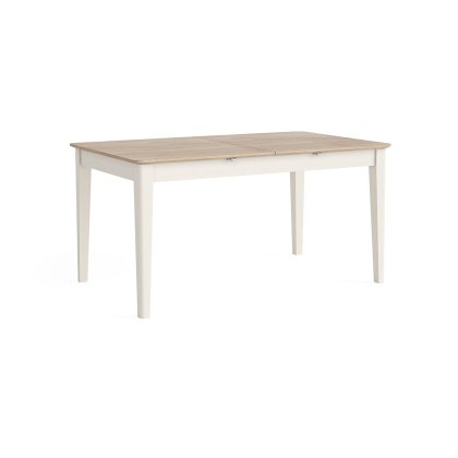 Marlow Oak Painted Coconut White Extending Dining Table Marlow Oak Painted Coconut White Extending Dining Table