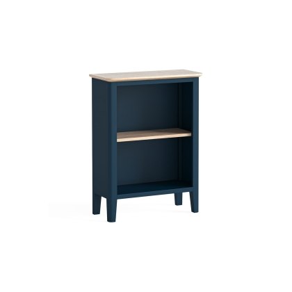 Marlow Oak Painted Navy Blue Small Bookcase Marlow Oak Painted Navy Blue Small Bookcase