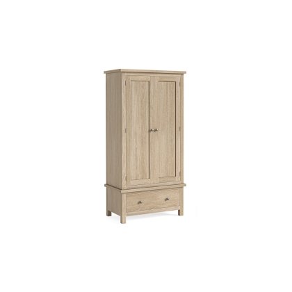 Modern Country Oak Gents Wardrobe