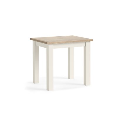 Modern Country Painted Oak Coconut White Bistro Dining Table Modern Country Painted Oak Coconut White Bistro Dining Table