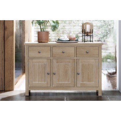 Modern Country Oak Large Sideboard Modern Country Oak Large Sideboard