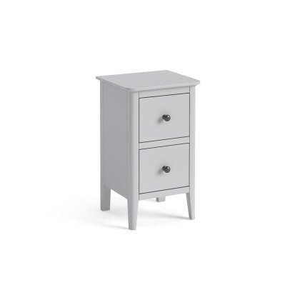 Stowe Painted Grey Narrow Bedside Table