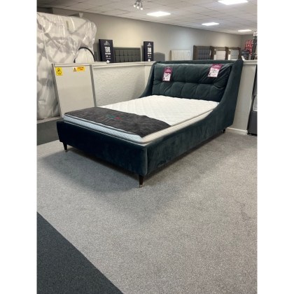 Ex-Display Redruth - Ralph 4'6 Fabric Bedframe | Malta Slate