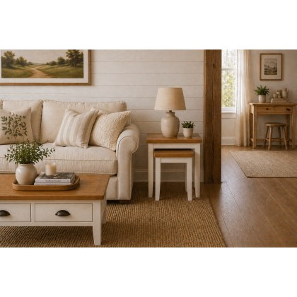 Cotswold White Nest Of Tables