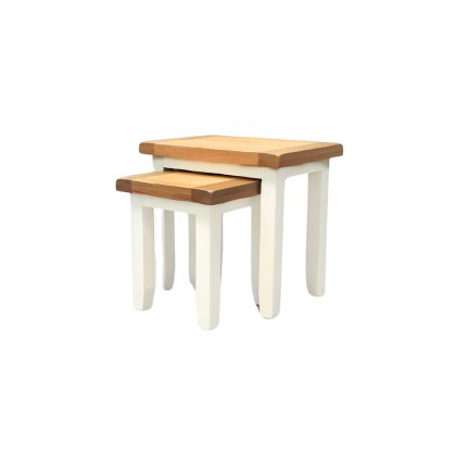 Cotswold White Nest Of Tables