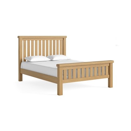 Normandy Chunky Country Oak Bed Frame