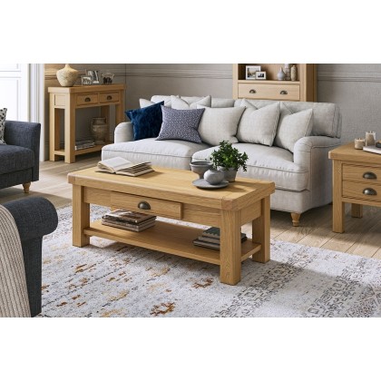 Normandy Chunky Country Oak Coffee Table